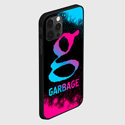 Чехол для iPhone 12 Pro Garbage - neon gradient, цвет: 3D-черный — фото 2