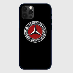 Чехол для iPhone 12 Pro Mercedes auto sport car, цвет: 3D-черный