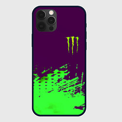 Чехол для iPhone 12 Pro Monster energy taurin, цвет: 3D-черный