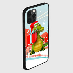 Чехол для iPhone 12 Pro Дракон с подарком, цвет: 3D-черный — фото 2