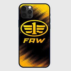 Чехол для iPhone 12 Pro FAW - gold gradient, цвет: 3D-черный