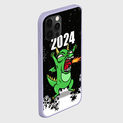 Чехол для iPhone 12 Pro Очередной Новый год, цвет: 3D-светло-сиреневый — фото 2