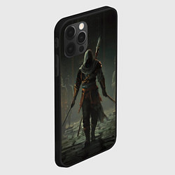 Чехол для iPhone 12 Pro Герой assassins creed jade, цвет: 3D-черный — фото 2