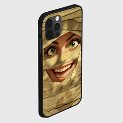 Чехол для iPhone 12 Pro Бандаж мумии светлый, цвет: 3D-черный — фото 2
