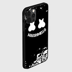 Чехол для iPhone 12 Pro Marshmello splash, цвет: 3D-черный — фото 2