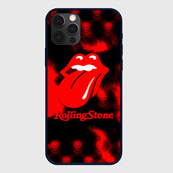 Чехол для iPhone 12 Pro Rolling Stone rock, цвет: 3D-черный