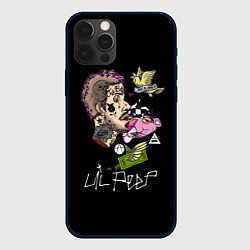 Чехол для iPhone 12 Pro Lil Peep рэпер, цвет: 3D-черный