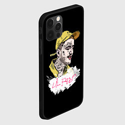 Чехол для iPhone 12 Pro Lil peep band steel, цвет: 3D-черный — фото 2