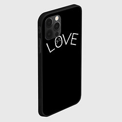 Чехол для iPhone 12 Pro Lil peep love, цвет: 3D-черный — фото 2