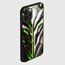 Чехол для iPhone 12 Pro Броня адская и райская зелёная, цвет: 3D-черный — фото 2