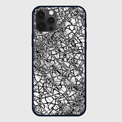 Чехол для iPhone 12 Pro Разбитое зеркало, цвет: 3D-черный