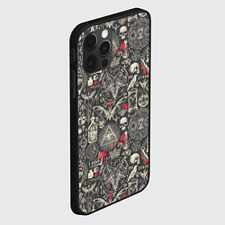 Чехол для iPhone 12 Pro Колдовство и чёрная магия, цвет: 3D-черный — фото 2