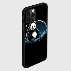 Чехол для iPhone 12 Pro Панда сидит, цвет: 3D-черный — фото 2