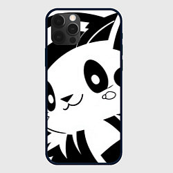 Чехол для iPhone 12 Pro Серия милый анимэ монстрик, цвет: 3D-черный