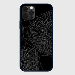 Чехол для iPhone 12 Pro Spider паутина, цвет: 3D-черный