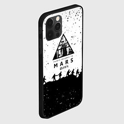 Чехол для iPhone 12 Pro Thirty seconds to mars Jared Leto music, цвет: 3D-черный — фото 2