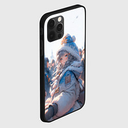 Чехол для iPhone 12 Pro Аниме Снегурочка, цвет: 3D-черный — фото 2