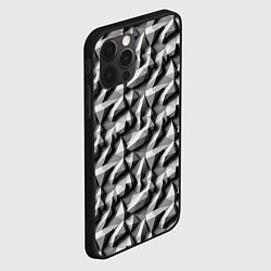 Чехол для iPhone 12 Pro Камни, цвет: 3D-черный — фото 2