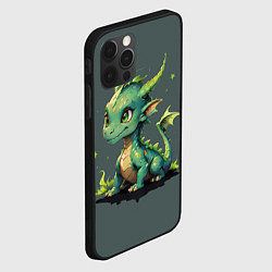 Чехол для iPhone 12 Pro Малыш дракоша символ 2024 года, цвет: 3D-черный — фото 2