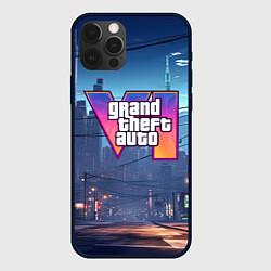 Чехол iPhone 12 Pro GTA 6 ночной город