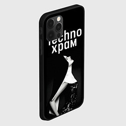 Чехол для iPhone 12 Pro Techno храм вожделение, цвет: 3D-черный — фото 2