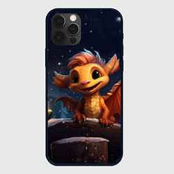 Чехол iPhone 12 Pro Кристаллический владыка дракон