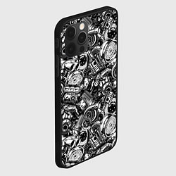 Чехол для iPhone 12 Pro Автотюнинг - запчасти, цвет: 3D-черный — фото 2