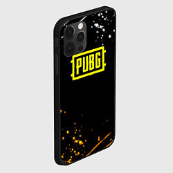 Чехол для iPhone 12 Pro PUBG краски поля боя, цвет: 3D-черный — фото 2