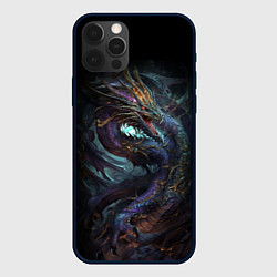 Чехол для iPhone 12 Pro Фэнтази дракон символ 2024, цвет: 3D-черный