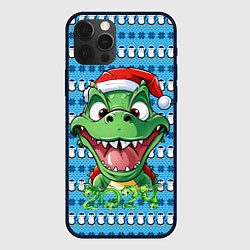 Чехол для iPhone 12 Pro Счастливый дракон символ года, цвет: 3D-черный