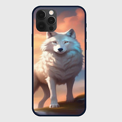 Чехол для iPhone 12 Pro Небесная волчица, цвет: 3D-черный