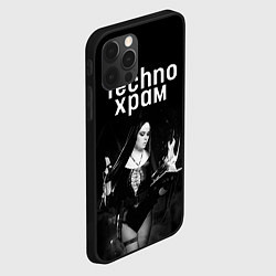 Чехол для iPhone 12 Pro Techno храм монашка колдунья, цвет: 3D-черный — фото 2