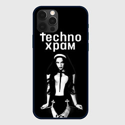 Чехол iPhone 12 Pro Techno храм дерзкая монашка