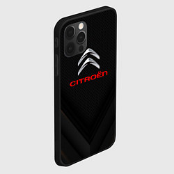 Чехол для iPhone 12 Pro Citroen sport geometry, цвет: 3D-черный — фото 2