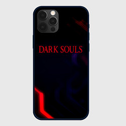 Чехол для iPhone 12 Pro Darksouls geometry cybergame, цвет: 3D-черный