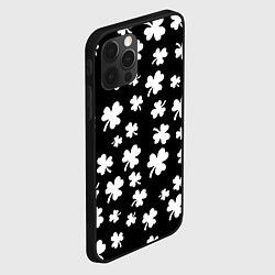 Чехол для iPhone 12 Pro Black clover pattern anime, цвет: 3D-черный — фото 2