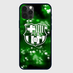Чехол для iPhone 12 Pro Barcelona боке текстура поле, цвет: 3D-черный