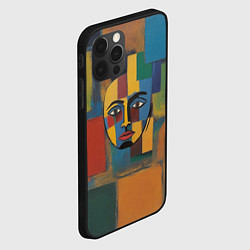 Чехол для iPhone 12 Pro В поисках лица, цвет: 3D-черный — фото 2