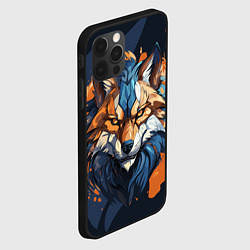 Чехол для iPhone 12 Pro Мудрый волк, цвет: 3D-черный — фото 2