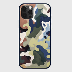 Чехол iPhone 12 Pro Камуфляж милитари