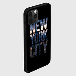 Чехол для iPhone 12 Pro New York City - USA, цвет: 3D-черный — фото 2
