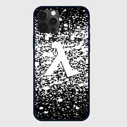 Чехол для iPhone 12 Pro Half life splash white, цвет: 3D-черный