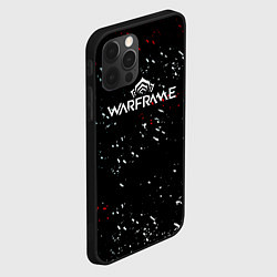 Чехол для iPhone 12 Pro Warframe краски пали текстура, цвет: 3D-черный — фото 2