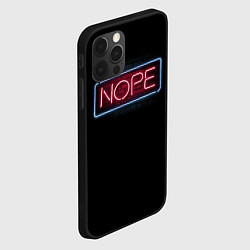 Чехол для iPhone 12 Pro Nope - neon, цвет: 3D-черный — фото 2