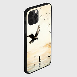 Чехол для iPhone 12 Pro Свобода и тишина, цвет: 3D-черный — фото 2