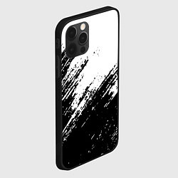 Чехол для iPhone 12 Pro Просто краски текстура, цвет: 3D-черный — фото 2