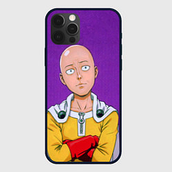 Чехол для iPhone 12 Pro Realistic Saitama, цвет: 3D-черный