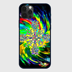 Чехол для iPhone 12 Pro Став обнуление негатива, цвет: 3D-черный