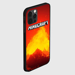 Чехол для iPhone 12 Pro Мир minecraft, цвет: 3D-черный — фото 2