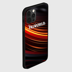 Чехол для iPhone 12 Pro Palworld logo black orange, цвет: 3D-черный — фото 2